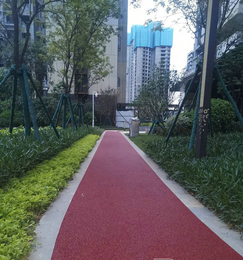 廣州南沙萬(wàn)頃沙保稅港安置區(qū)二期透水混凝土工程案例